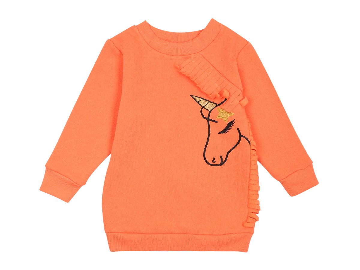 Organic Cotton Long Sleeve Sweatshirt For Girls